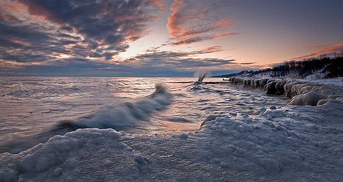 Lake Michigan in Winter