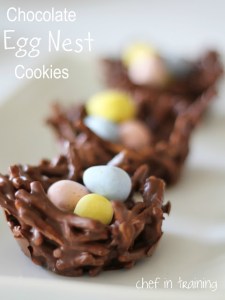 no-bake-chocolate-egg-nest-cookies